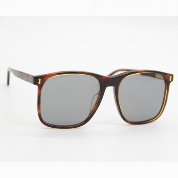 NEW GUCCI UNISEX SUNGLASSES GUCCI GG1041S 002 HAVANA GREY GUCCI EYEWEAR - Picture 7 of 14